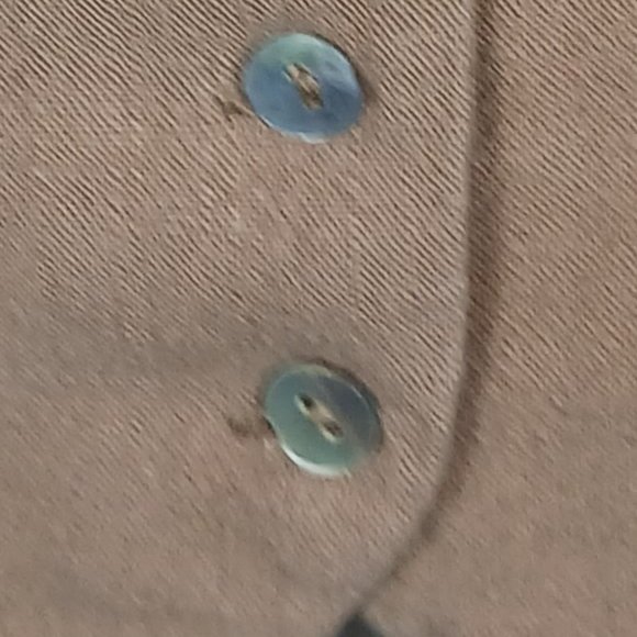 Kori, Women's Linen Blend Vest Button Down Front, Size Large, runs small Boho - Picture 15 of 15